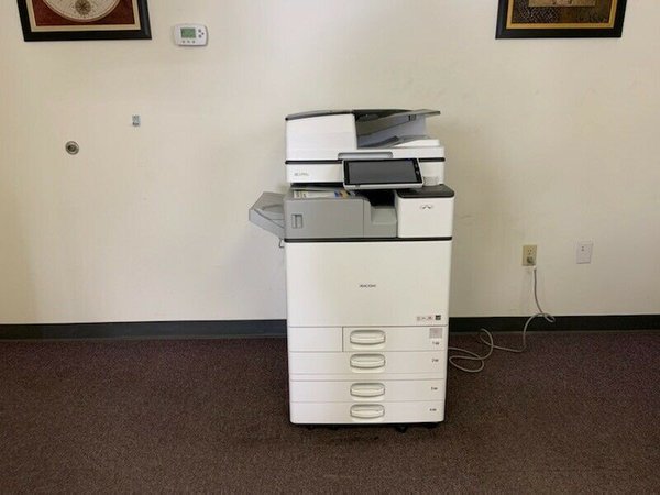 Ricoh MP C4504ex Color Copy Machine Network Print Network Scan Copy Fax Finisher